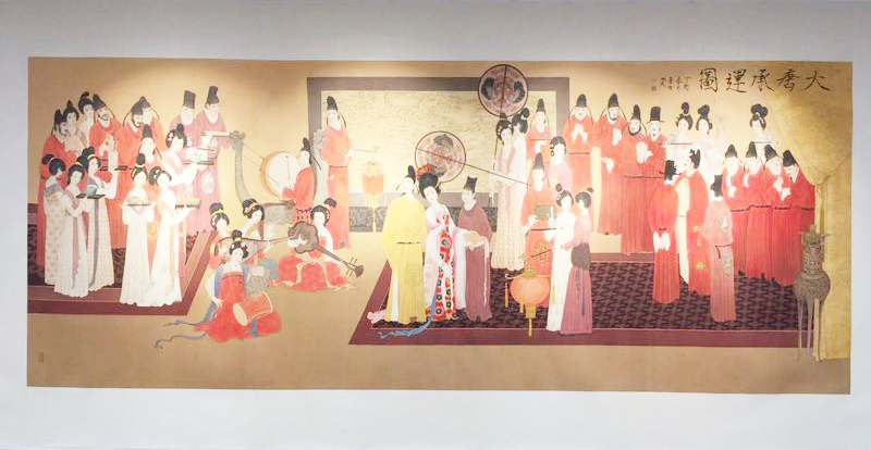 河北美术学院知名校友崔景哲《中国红》世界巡